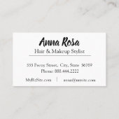 *~*の芸術的で青い及びピンクのきらきら光るなダイヤモンドの抽象芸術 名刺 (裏面)