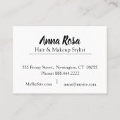 *~*の芸術的なピンク及び青くきらきら光るなダイヤモンドの抽象芸術 名刺 (裏面)