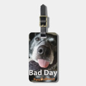 ™の荷物の上のペットは、印及びロゴ付きます ラゲッジタグ (正面縦)