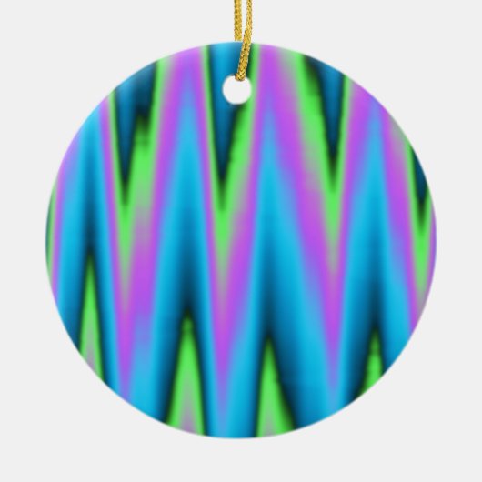 ～の葉を平らげる セラミックオーナメント (正面)