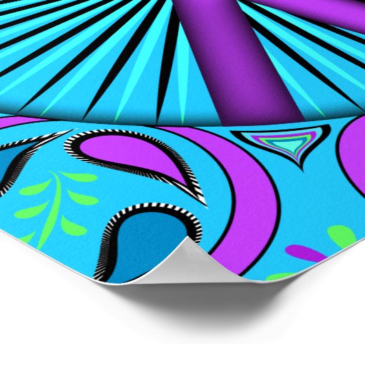 ～の葉を平らげる ポスター (角)