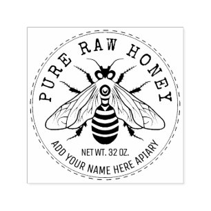 の蜜蜂の蜜蜂の巣の蜂のApiaryを分類する蜂蜜の瓶 セルフインキングスタンプ
