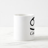 `の蟹座の」(占星術の)十二宮図の印 コーヒーマグカップ (中央)