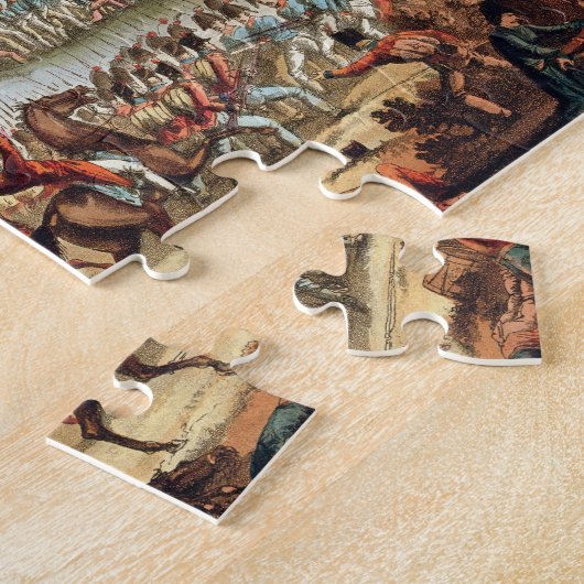 の行為のイギリス陸軍の左の翼 ジグソーパズル (側面)