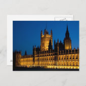 〜の街の夜の議会 ポストカード (正面/裏面)