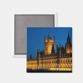 の街の夜の議会 マグネット (正面/裏面)