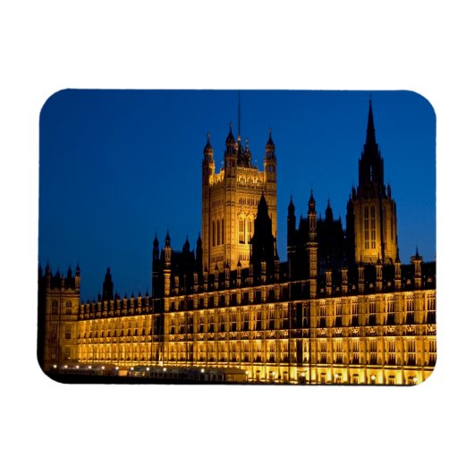 の街の夜の議会 マグネット (横)