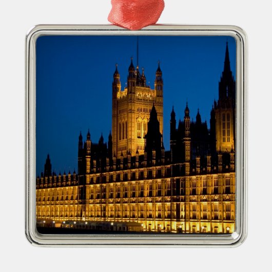 〜の街の夜の議会 メタルオーナメント (正面)