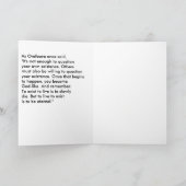 の衣服、の体の誕生日 カード (内部)