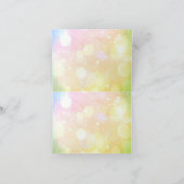 の表結婚シンボルや象徴プレイスカード カード (内部)