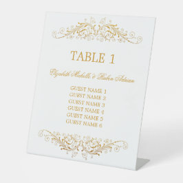 の表結婚番号（ゲストリストあり） 台座サイン