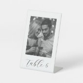 の表結婚番号（白黒） 台座サイン (正面)