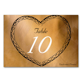 の表結婚番銅ハートの結婚数 テーブルナンバー