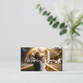 の表結婚示、の結婚イベントプランナーBusin 名刺 (スタンド正面)