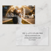 の表結婚示、の結婚イベントプランナーBusin 名刺 (正面/裏面)