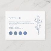 の装結婚装ドレスコードカード エンクロージャーカード (正面)