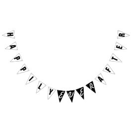 の装飾の後で幸結婚福に バンティングフラッグ