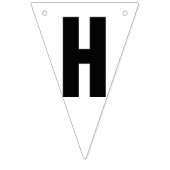 の装飾の後で幸結婚福に バンティングフラッグ (第1の旗)