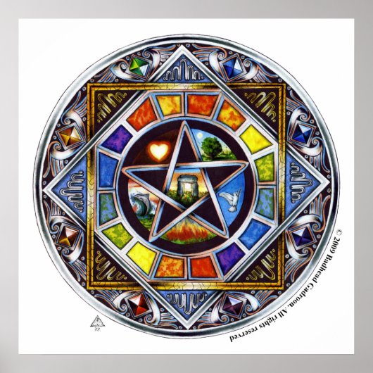 の要賛美素プリント ポスター (正面)