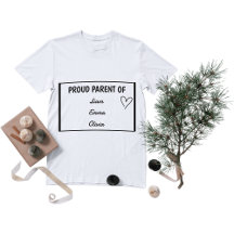 の親誇りを持ったはWithカスタム子供の名前Tシャツ