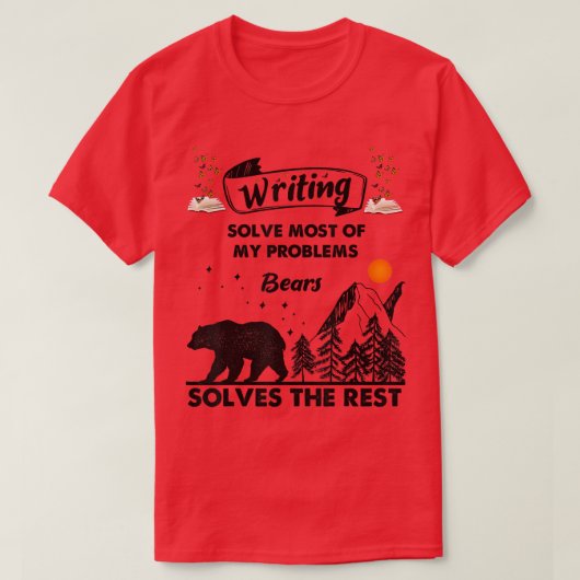 の解書決は私の問題の大部分が問題を解決する Tシャツ (デザイン正面)