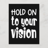 の言インスパイア葉は君の視覚に留まる ポストカード (正面)