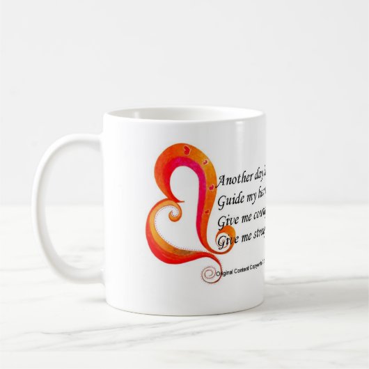 の言葉インスパイア飲みマグ コーヒーマグカップ (左)