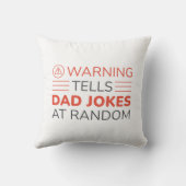 の言警告う事はパパのジョークを無作為に言う クッション (裏面)