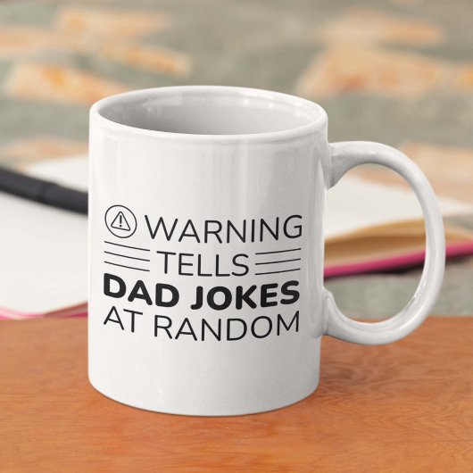 の言警告う事はパパのジョークを無作為に言う コーヒーマグカップ