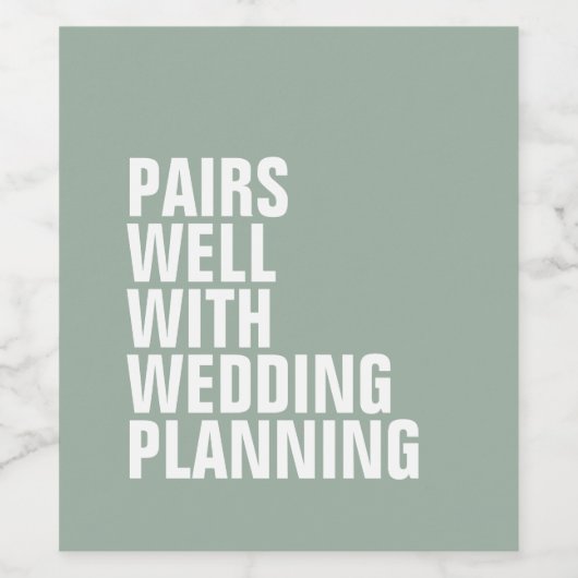 の計画結婚ブライダルと組み合わおもしろいせる ワインラベル (シングルラベル)