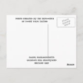 ...の記憶の中で.. ポストカード (裏面)