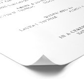 の証明結婚書(ピンクフローラリース) ポスター (角)