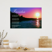 ～の詩感動的をインビクトス～キャンバス ポスター (キッチン)