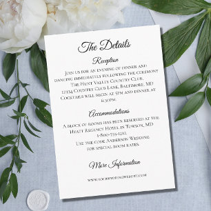 の詳細結婚ミニマルなエンクロージャカード エンクロージャーカード