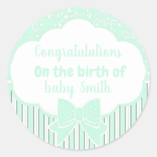 ～の誕生おめでとう ラウンドシール