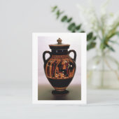 ～の誕生を描いた屋根裏の黒姿のアンフォラ ポストカード (スタンド正面)