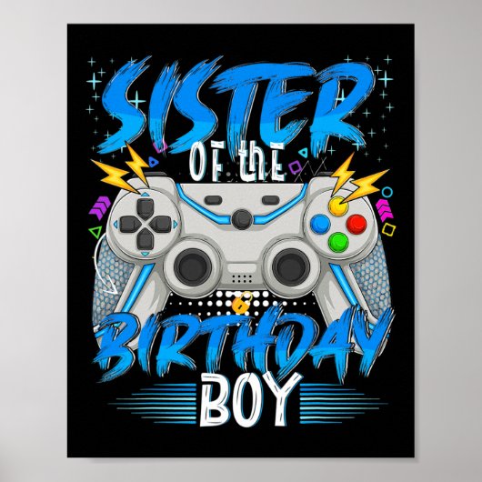 の誕生日ボーイビデオゲーム誕生日ゲーマーボーイズ ポスター (正面)