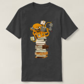 の読たこ茶コーヒーと書籍の贈り物 Tシャツ (デザイン正面)
