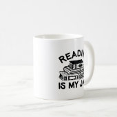 の読のが私のジャム コーヒーマグカップ (正面右)
