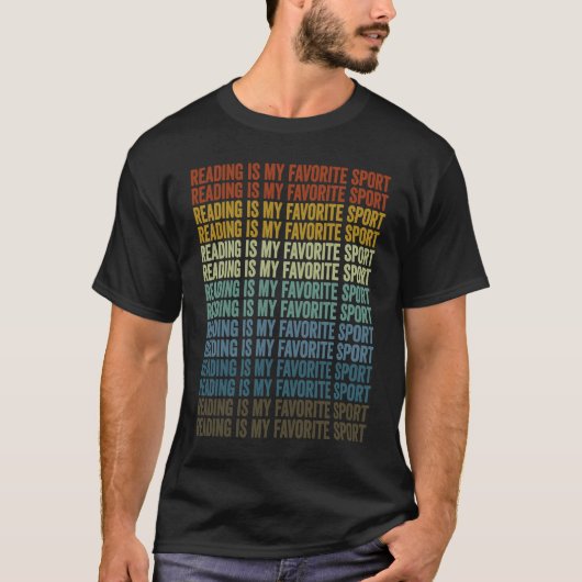 の読は私のスポーツお気に入りの読書読者のBookworm Tシャツ (正面)