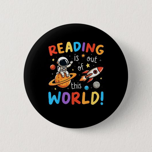 の読は、この世界の宇宙 缶バッジ (正面)