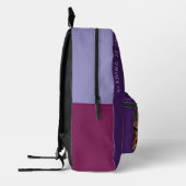 の読ような… プリントバックパック (左)