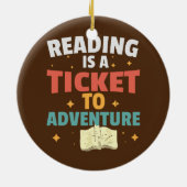 の読アドベンチャー図書学生先生書 セラミックオーナメント (裏面)