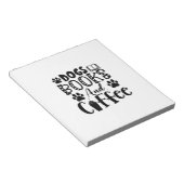 の読アートドッグの本とコーヒー ノートパッド (アングル)