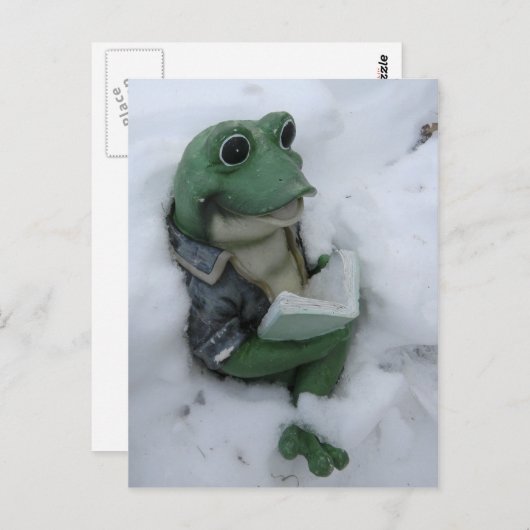 の読カエルはがき ポストカード (正面/裏面)