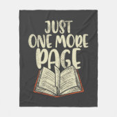 の読クラブはもう一ページ フリースブランケット (正面)