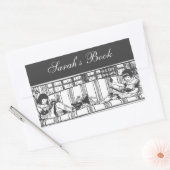 の読ドリーブックプレート 長方形シール (封筒)