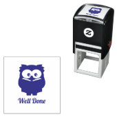の読フクロウよく行われた先生 セルフインキングスタンプ (インサイチュ)