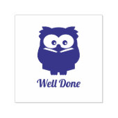 の読フクロウよく行われた先生 セルフインキングスタンプ (デザイン)