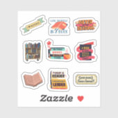 の読ブックセット シール (シート)